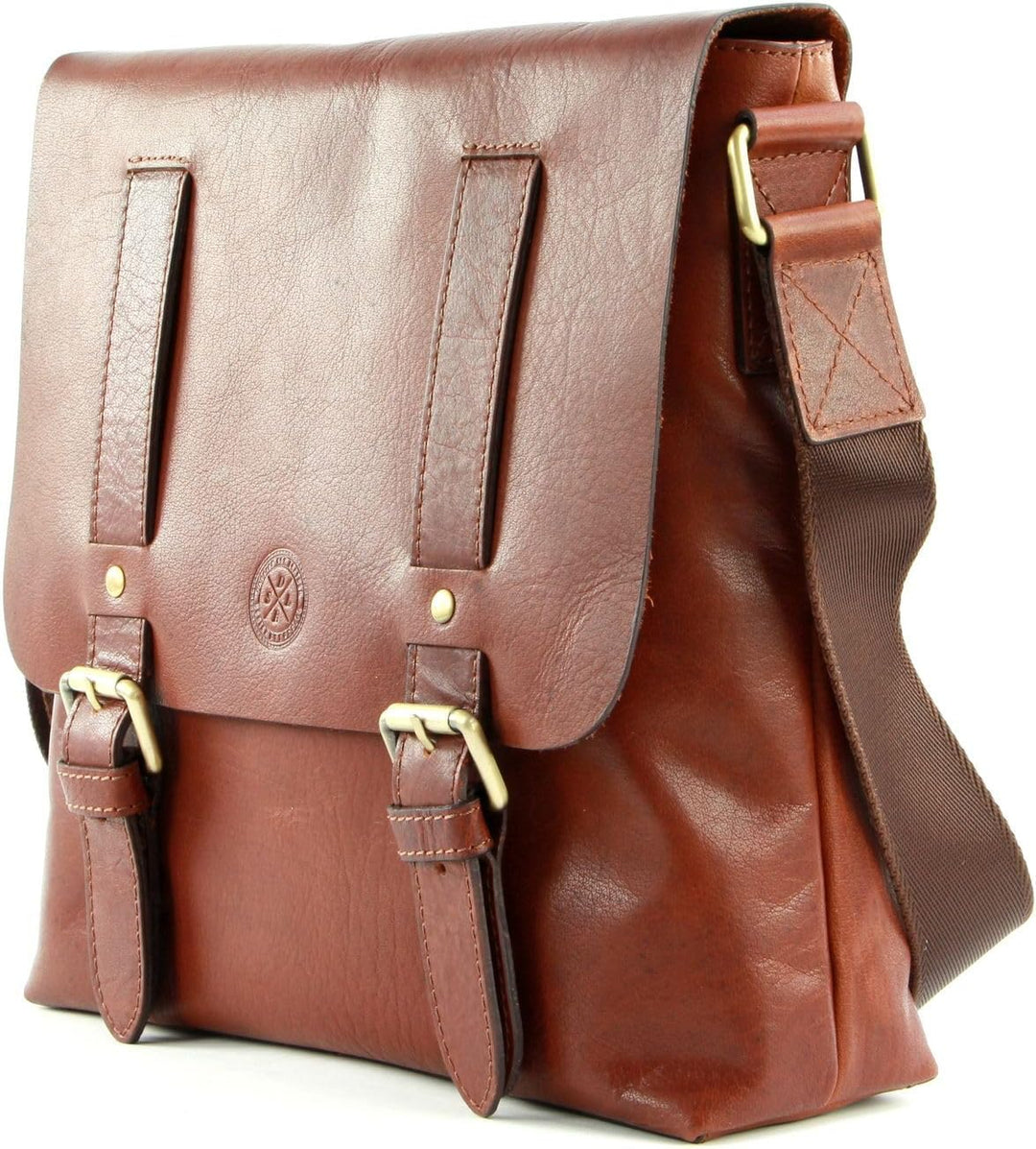 SADDLER Carter Messenger Bag Midbrown