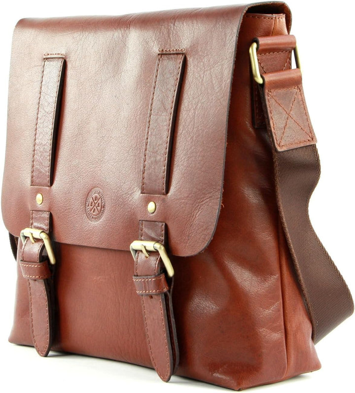 SADDLER Carter Messenger Bag Midbrown