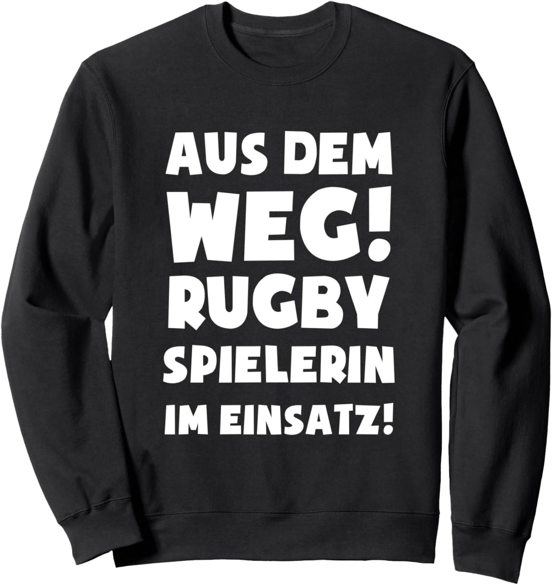Rugbyspielerin im Einsatz! - Rugby Bekleidung Rugby Sweatshirt