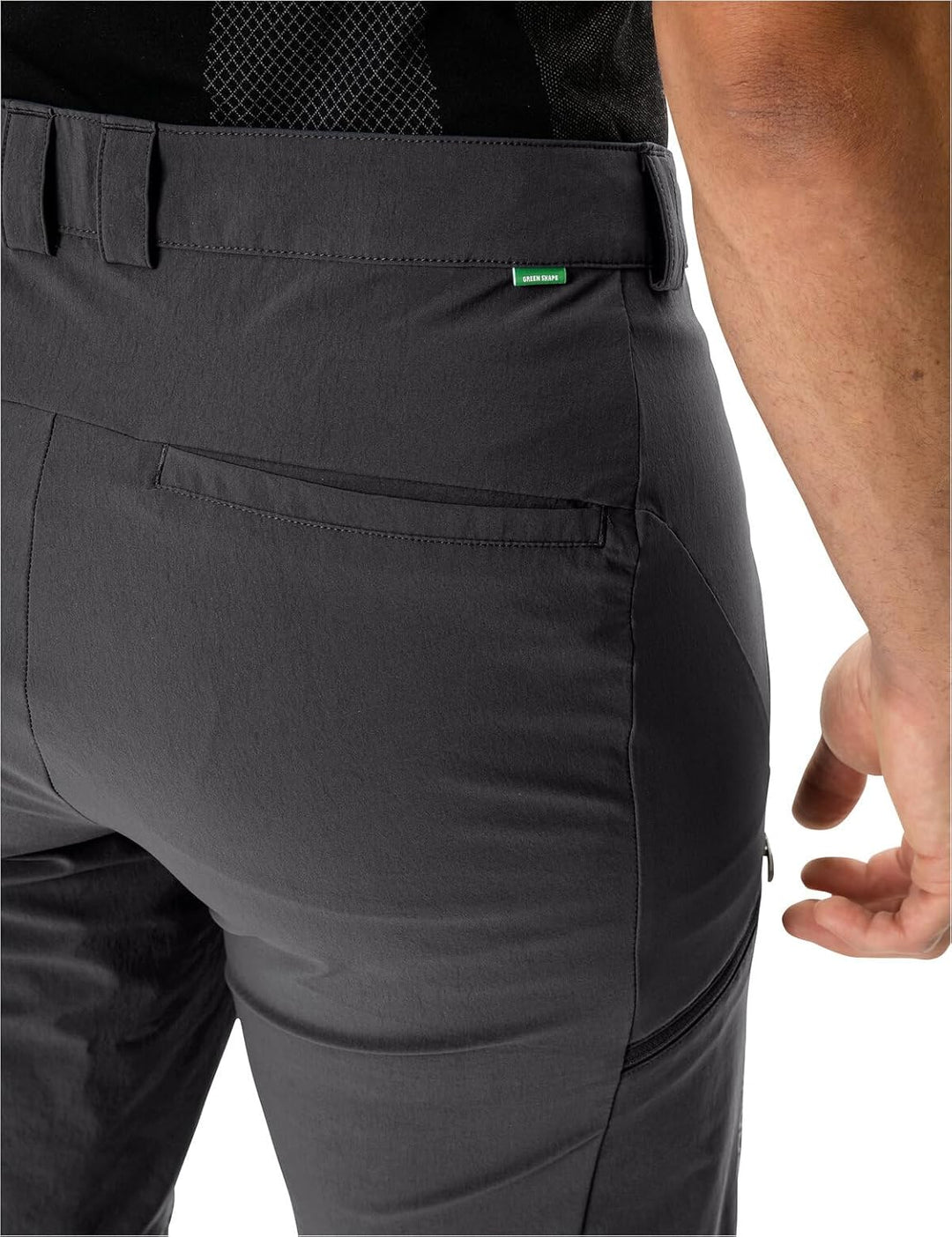 VAUDE Herren Hose Men's Farley Stretch T-zip Pants Ii Schwarz 48-Long, Schwarz 48-Long