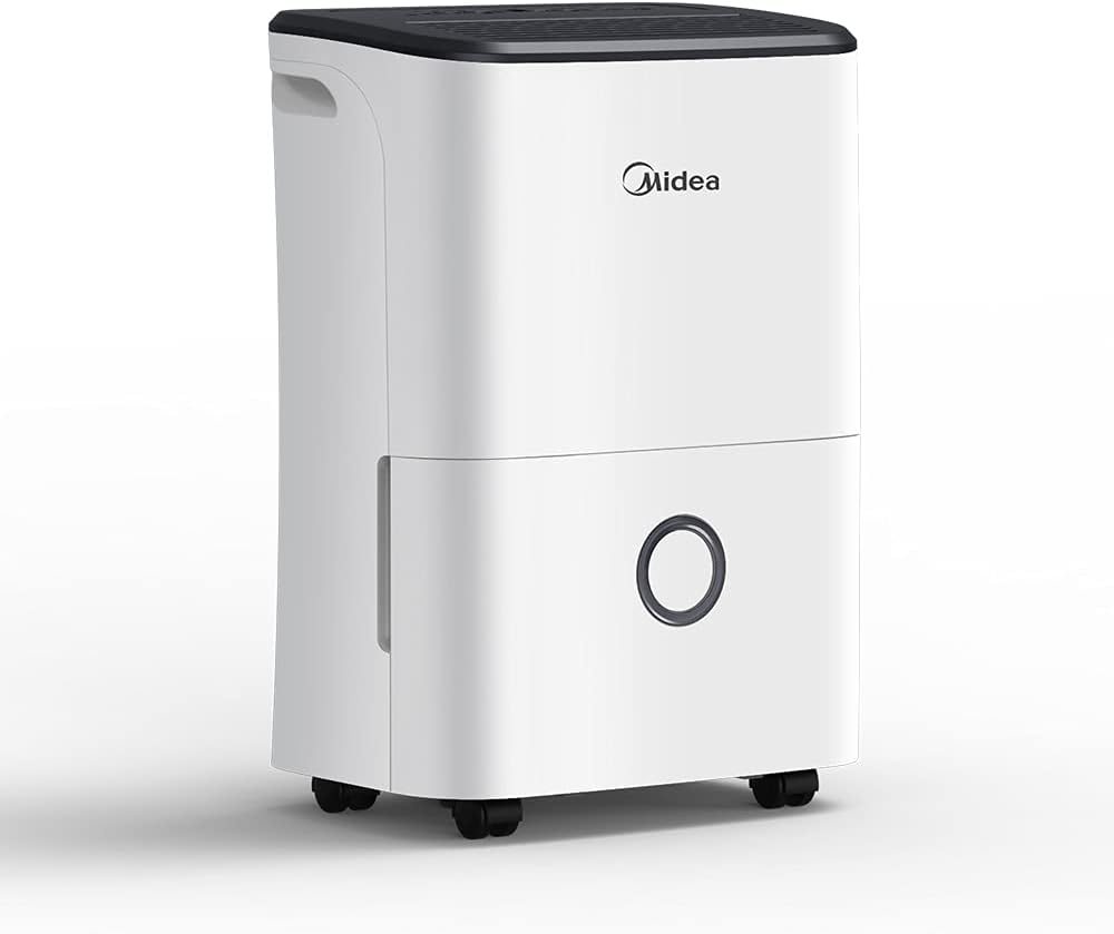 Midea Luftentfeuchter, 20L/24h, Raumgrösse ca.100m³(40m²), DF-20DEN7-WF, APP-fähig, 24H Timer, Wasse