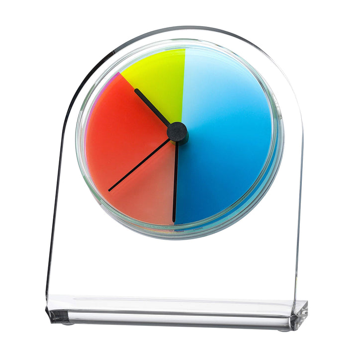Rainbow emotion of colours Petriplex Classic, Acryl Tisch- und Regal Uhr (Buffetuhr)