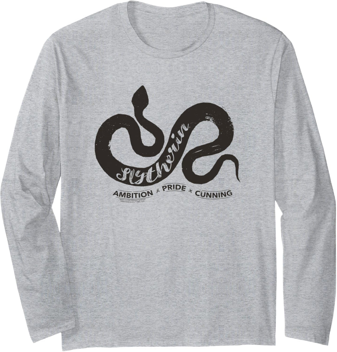 Harry Potter Slytherin Wordcraft Langarmshirt