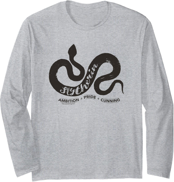 Harry Potter Slytherin Wordcraft Langarmshirt