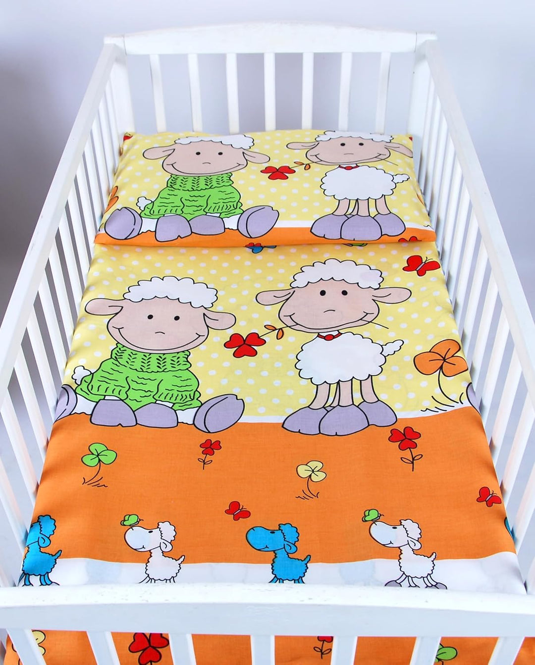 Babylux Bettwäsche Bezug 2 TLG. 100 x 135 cm / 90 x 120 cm Kinderbettwäsche Kind Bettset Baby Babybe