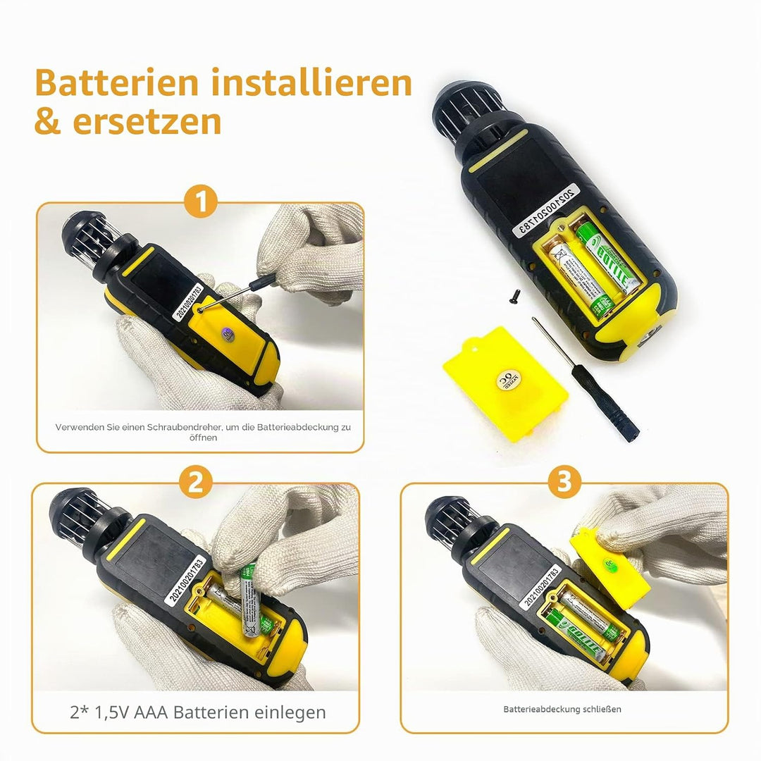 SURLABA Digital Windmesser, XF-881M Cup Anemometer ±4% Hoher Genauigkeit Wind Gauge Misst MAX/AVG Wi