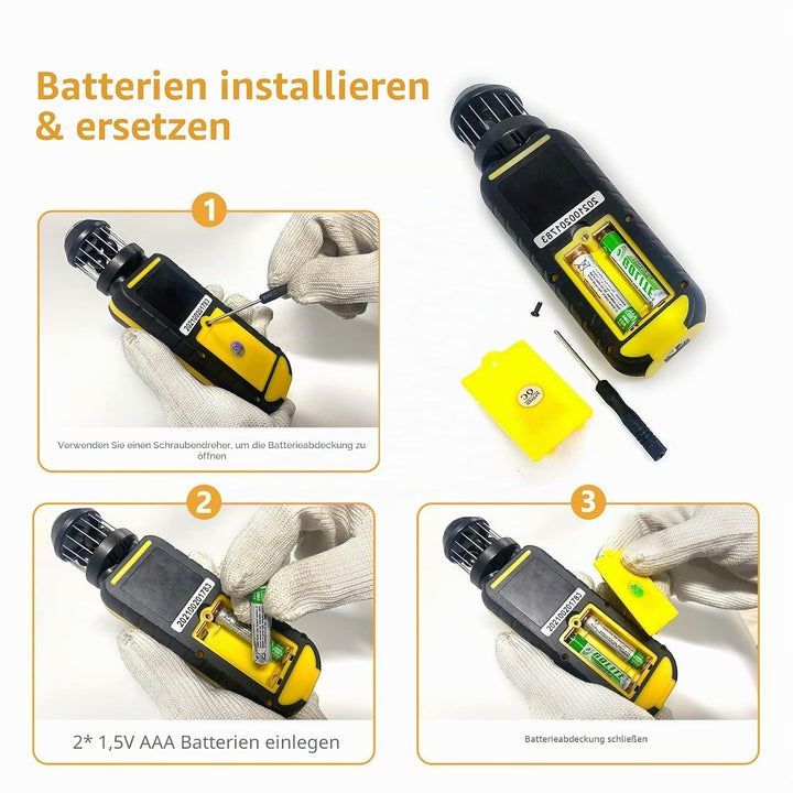 SURLABA Digital Windmesser, XF-881M Cup Anemometer ±4% Hoher Genauigkeit Wind Gauge Misst MAX/AVG Wi