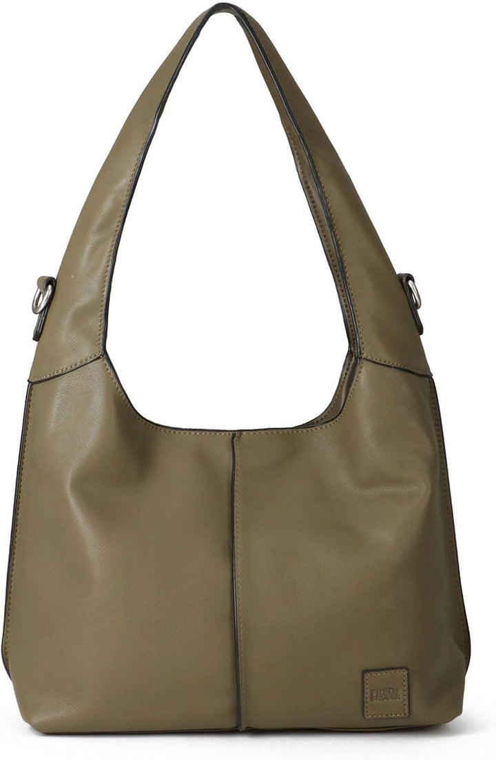 FREDsBRUDER FB122 Mini Hobo - Umhängetasche 24 cm Olive Green, Olive Green