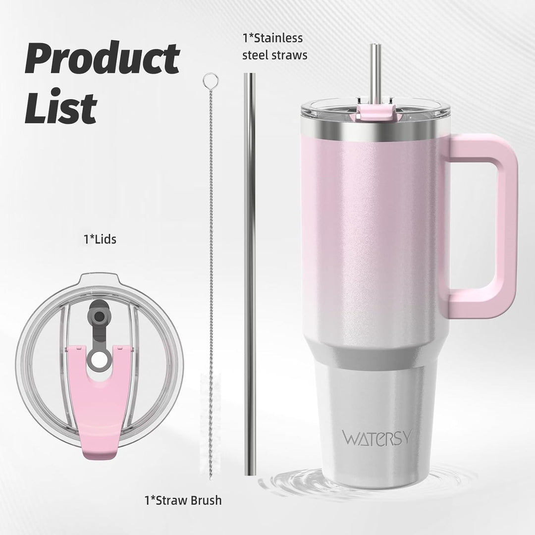 WATERSY 40oz Kaffeebecher to Go Thermobecher Doppelwandiger Edelstahl Vakuum Auslaufsicher Trinkbech