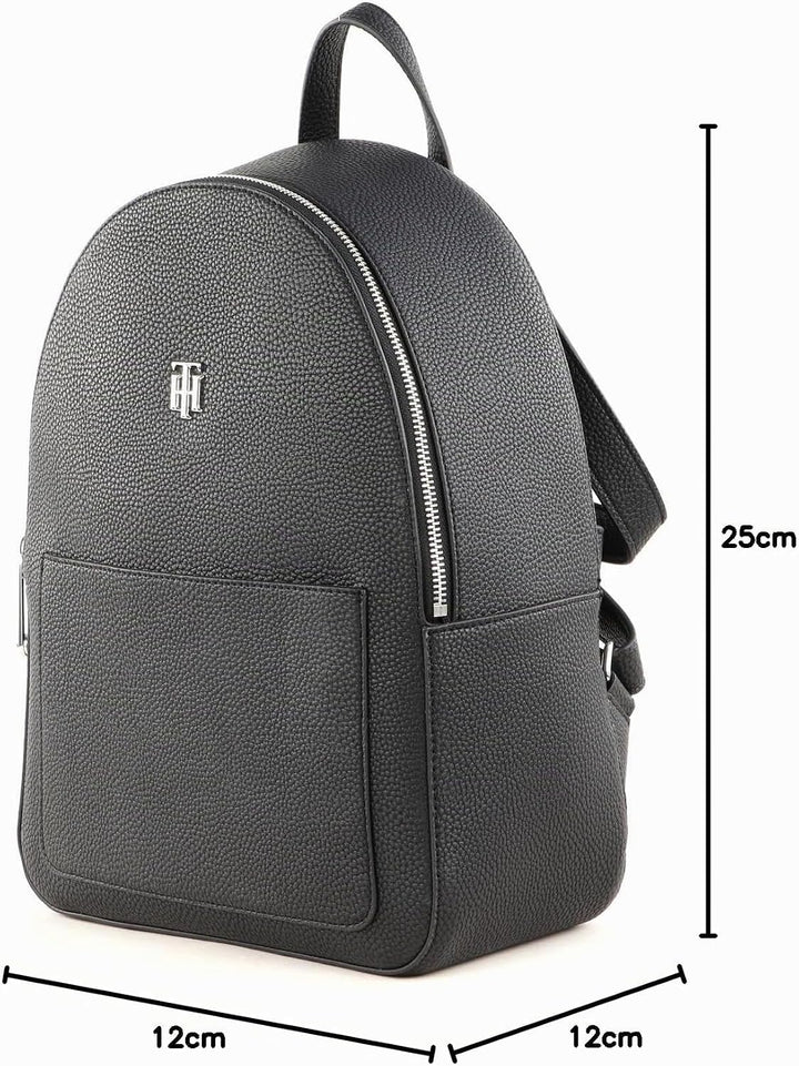 Tommy Hilfiger Damen Rucksack TH Element Backpack Handgepäck, Schwarz (Black), Einheitsgrösse