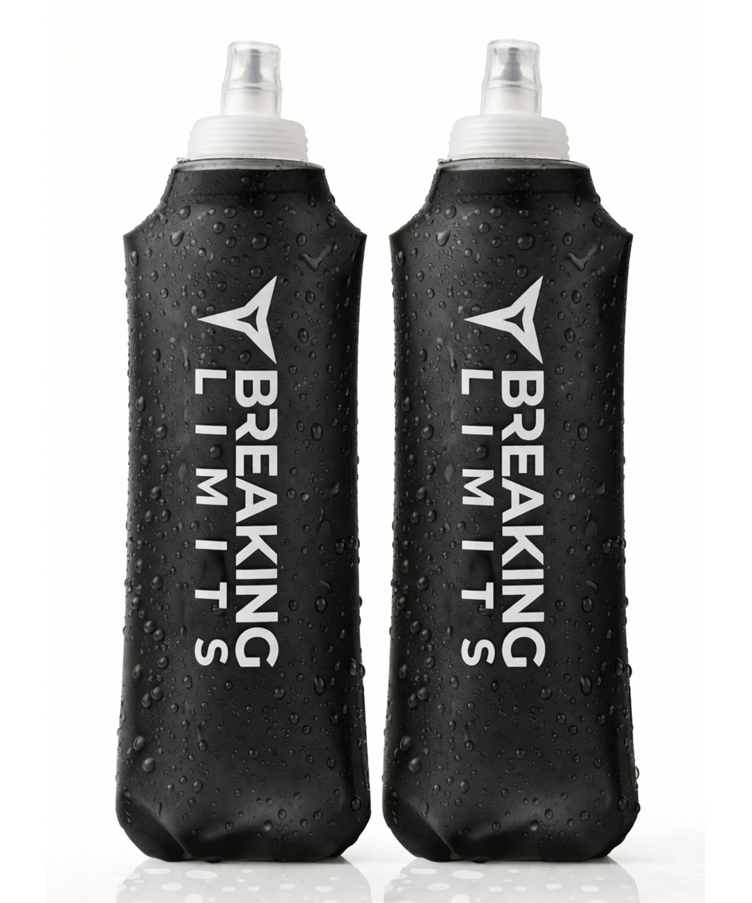 BREAKING LIMITS Soft Flask 500ml - Trinkflasche Faltbar - Faltbare Softflask für Laufweste, Laufen &