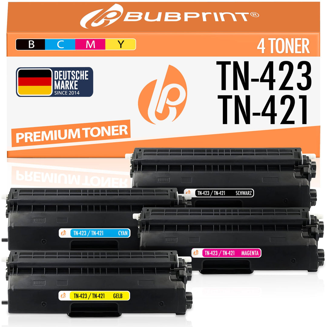 TN 423 4 Toner kompatibel als Ersatz für Brother TN-423 TN423 für MFC-L8690CDW HL-L8260CDW DCP-L8410
