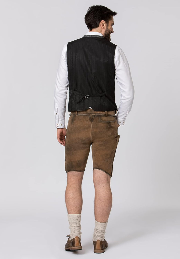 Stockerpoint Herren Weste Vittorio Trachtenweste 46 bordeaux, 46 bordeaux