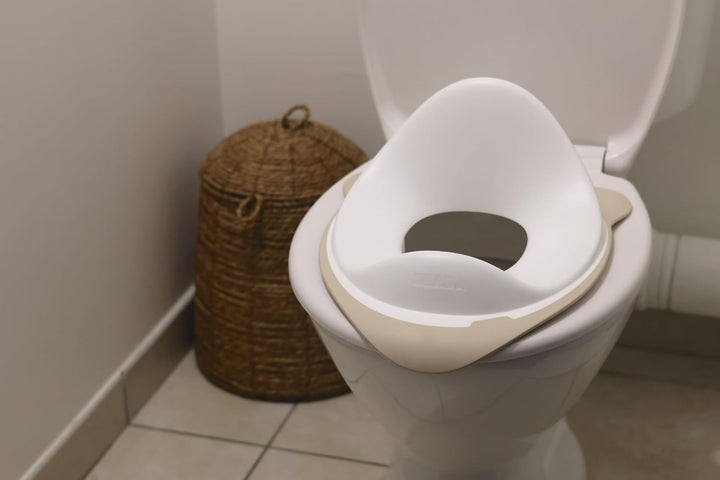 BÉABA, WC-Sitzverkleinerer, Kinder Toilettensitz, mit Haken zur Befestigung, ergonomisch, rutschfest