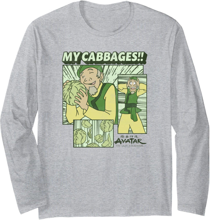 Avatar: The Last Airbender Cabbage Merchant Panels Langarmshirt