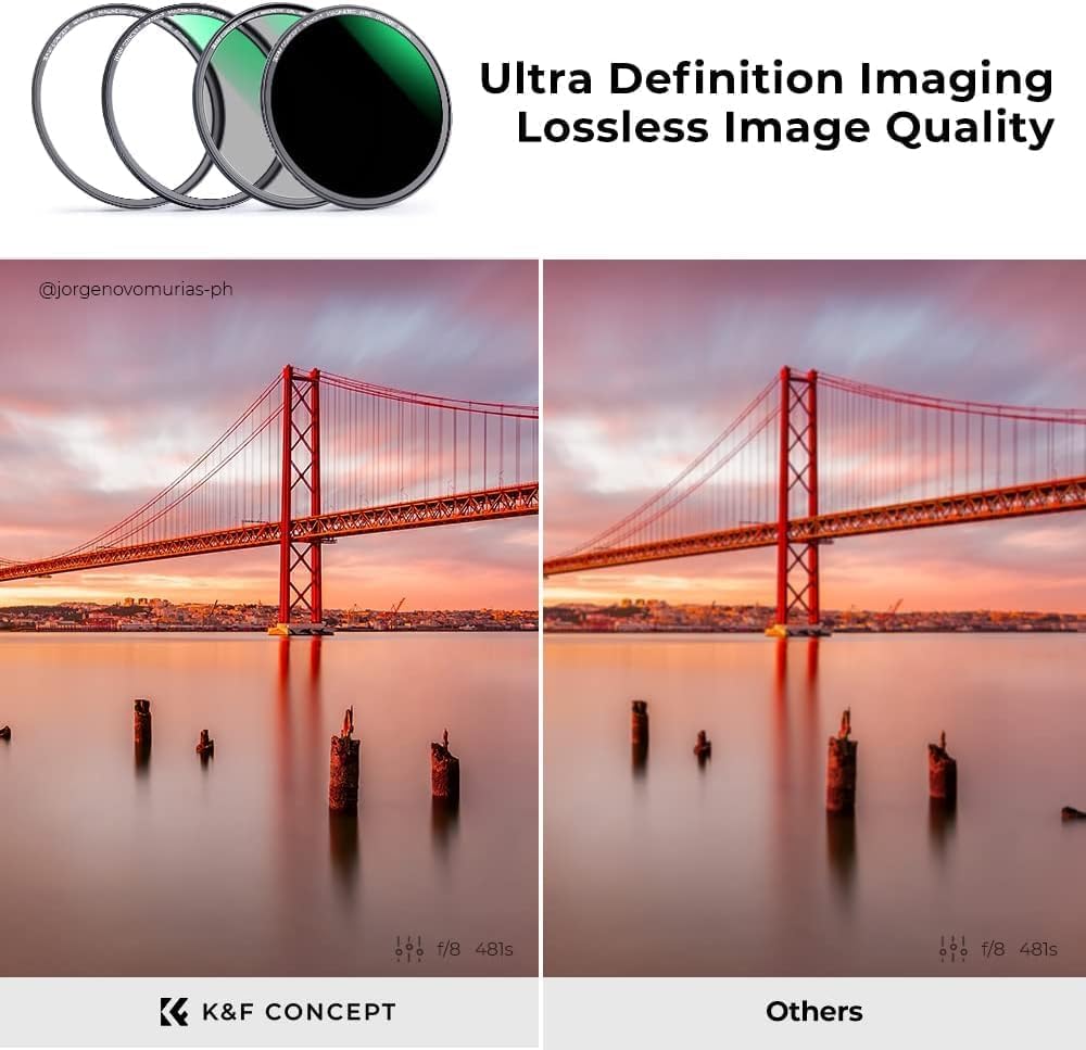 K&F Concept Magnetic Filter Set Nano X-Serie 49mm Magnetisches Schnellwechsel System Quick Swap Syst