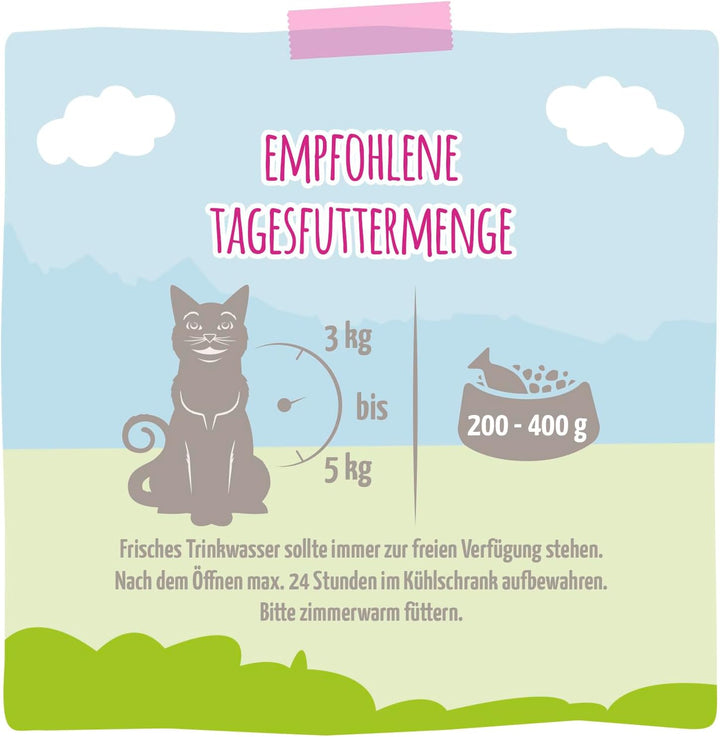 MjAMjAM - Premium Nassfutter für Katzen - saftiges Schwein an leckeren Möhrchen, 6er Pack (6 x 800 g