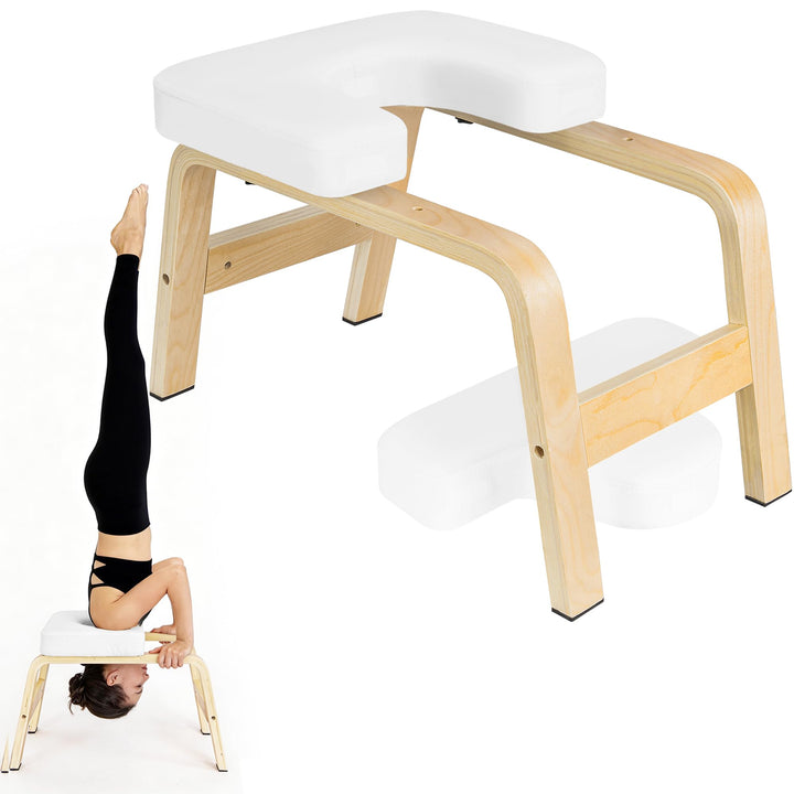AKOZLIN Yoga Kopfstandhocker Hochwertiger Yoga Hocker inkl,150 kg 6,3 cm Dicke, wasserdichte Polster