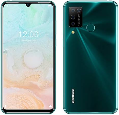 DOOGEE N20 PRO (6GB+128GB) Smartphone ohne Vertrag, Android 10 Handy, Helio P60 Octa-Core, 16MP AI F