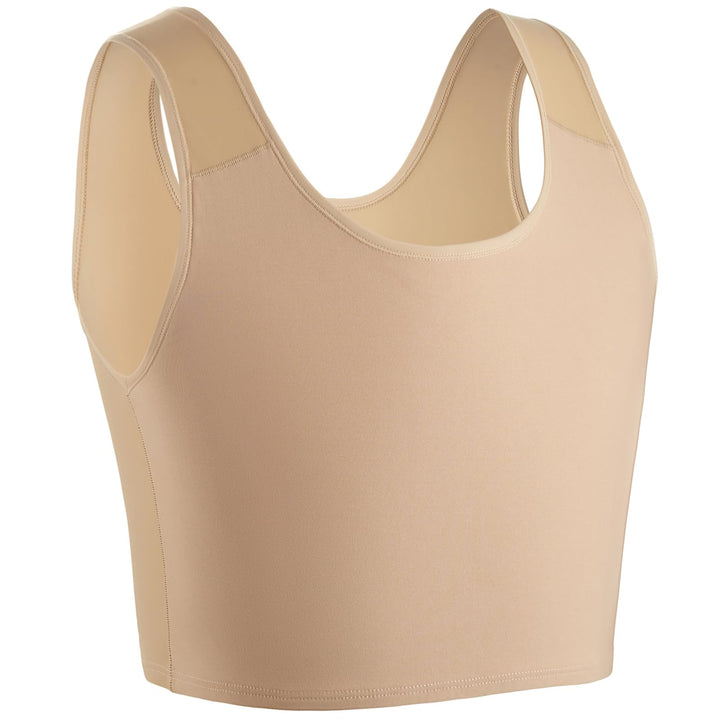 XUJI Halb Brust Binder Transgender Kompression FTM Pullover Design Binder XL Nude, XL Nude