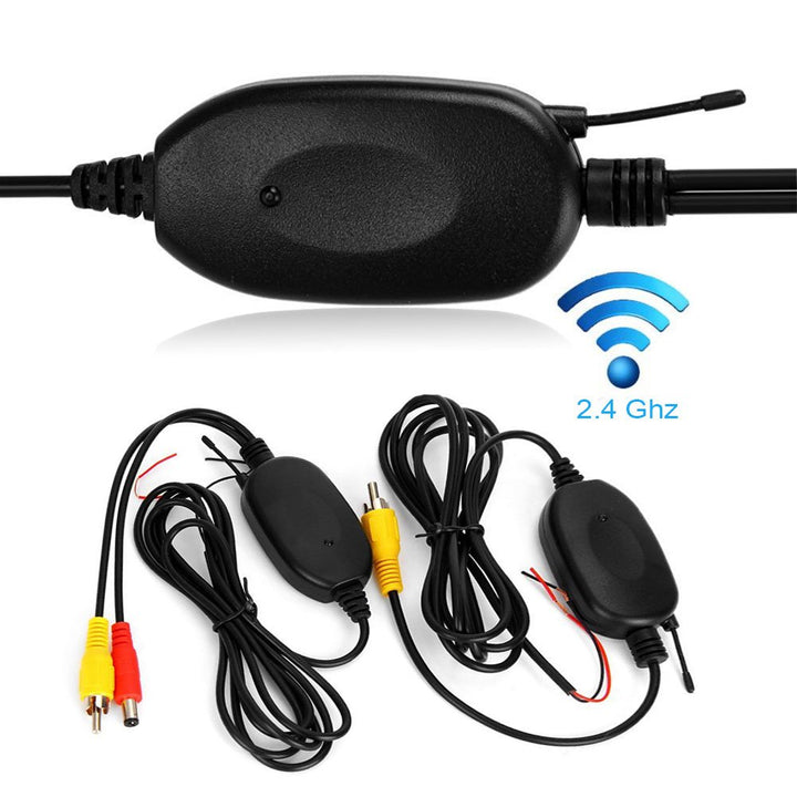 NEU 2.4GHz Wireless Video Rückfahrkamera RCA Video Sender Empfänger Kit für Auto Rückfahrkamera Moni