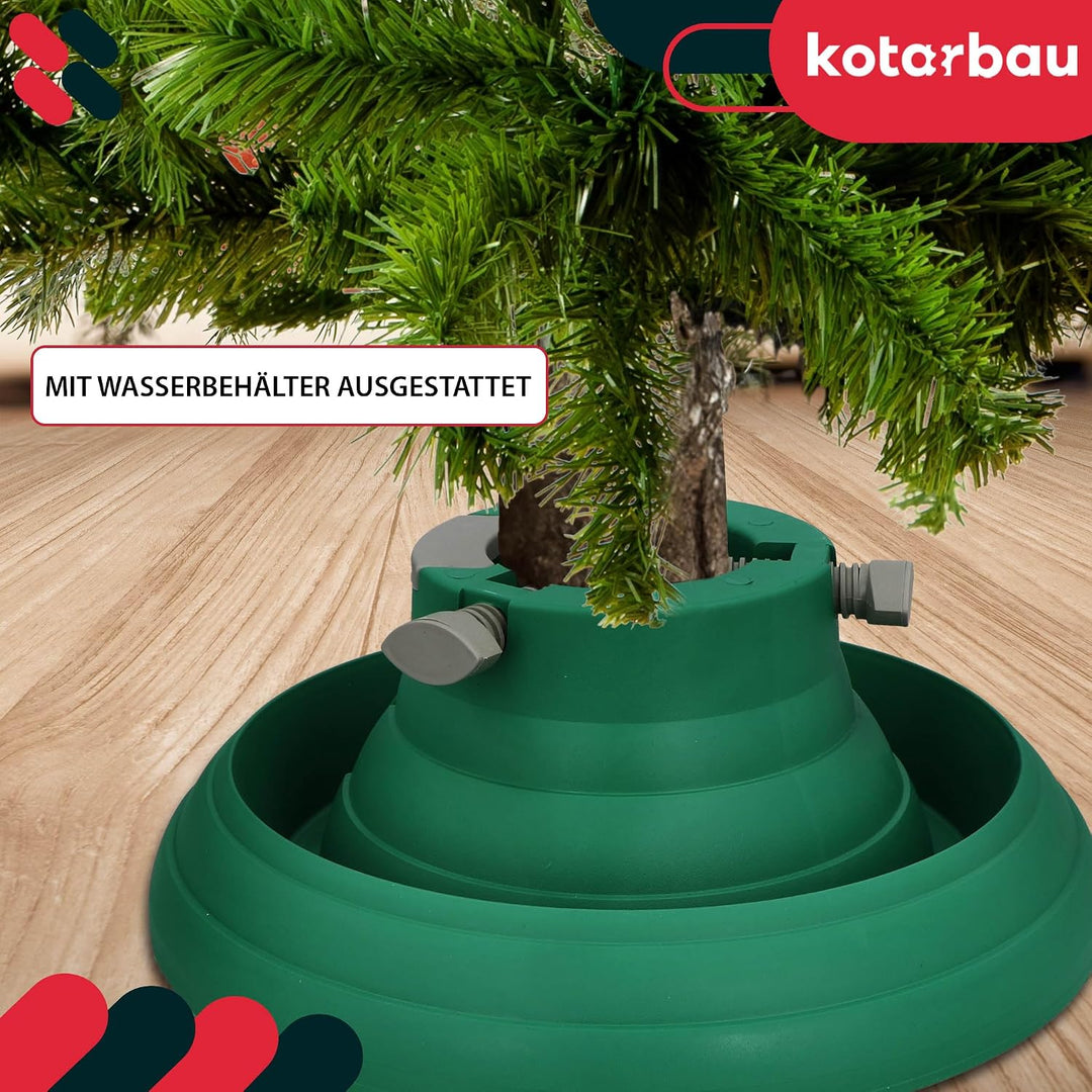 KOTARBAU® Weihnachtsbaumständer mit Wassertank - Christbaumständer - für Baumhöhe bis 2,5 m - Tannen