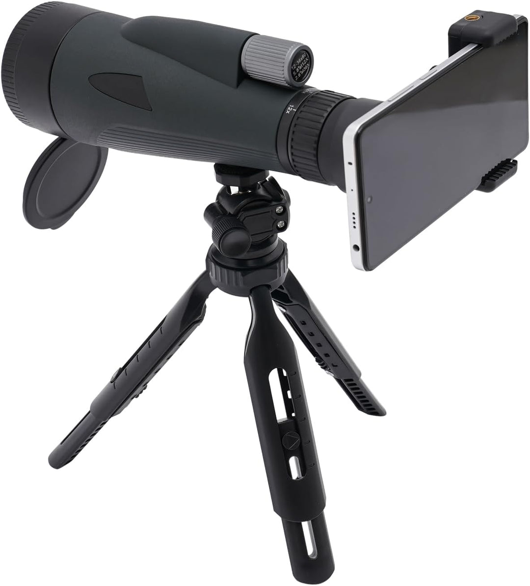 12-36X60 Monokulares Teleskop High Powered Monokular Fernglas, Monocular Telescope für Erwachsene, f