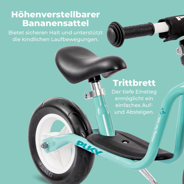 PUKY LR M | Laufrad ab 2 Jahre | sicheres, stylisches Laufrad | Lenker & Sattel höhenverstellbar | m