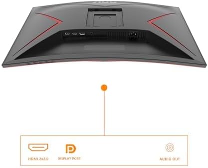 AOC Gaming CQ27G2SE - 27 Zoll QHD Curved Monitor, FreeSync Premium (2560x1440, 165 Hz, HDMI 1.4, Dis