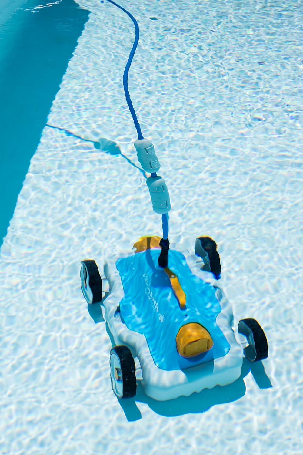 Steinbach Poolrunner S63 – 061007 – Vollautomatischer Bodensauger für Pools mit bis zu 18 m² Bodenfl