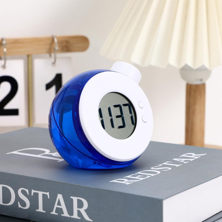 Alipis Wasseruhr Led-Display Mit Wasserenergie Ohne Batterie Umweltfreundliche Schreibtischuhr Mit B