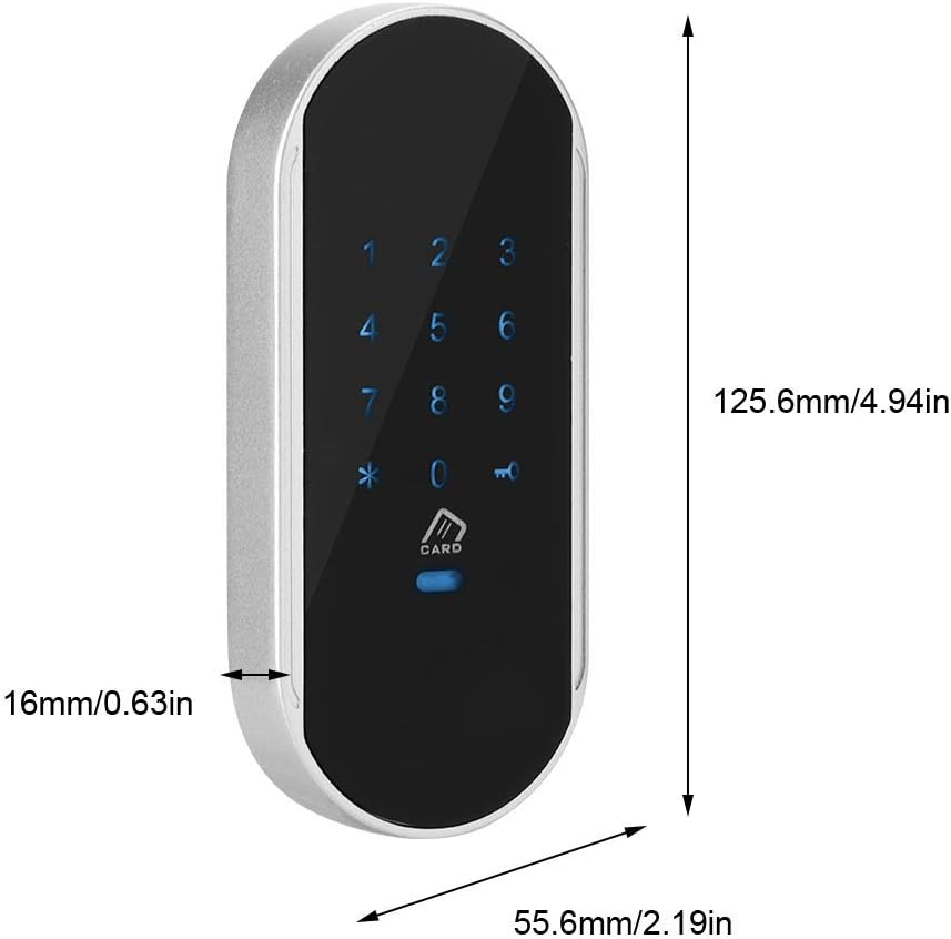 Parluna 6 Stile Sicherheit RFID Proximity Entry Cabinet Türschloss Zugangskontrollsystem