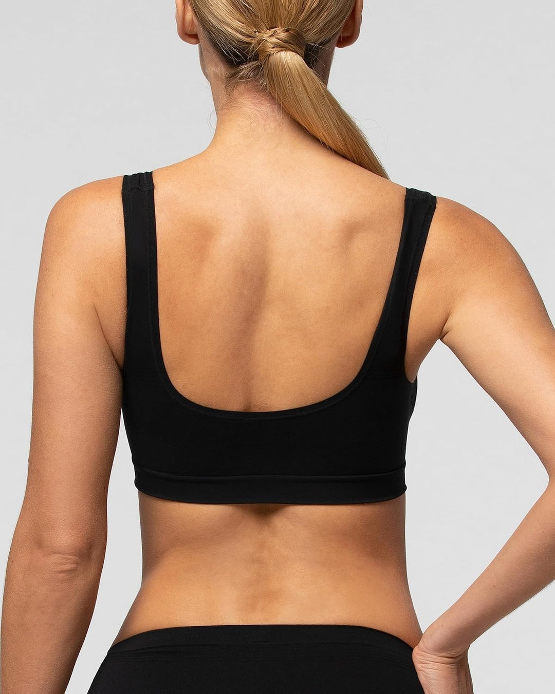 Pompea Damen Brass. Sl Seamless BH (3er Pack) S-M Schwarz, S-M Schwarz
