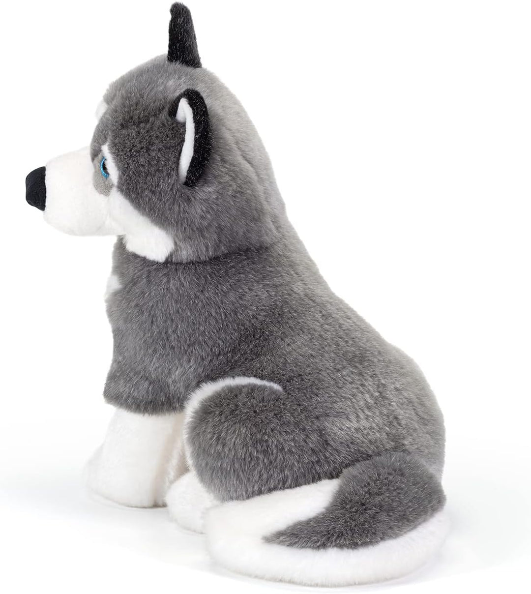 trudi 22273 Klassik Plüschhund Husky Marcus ca. 34 cm, Grösse L, hochwertiges Stofftier mit weichen
