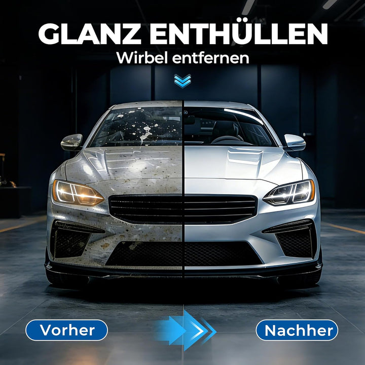 DongCheng Akku Poliermaschine für Auto, 4,0Ah Batterie,Bürstenloser Rotationspolierer, Sanftanlauf,