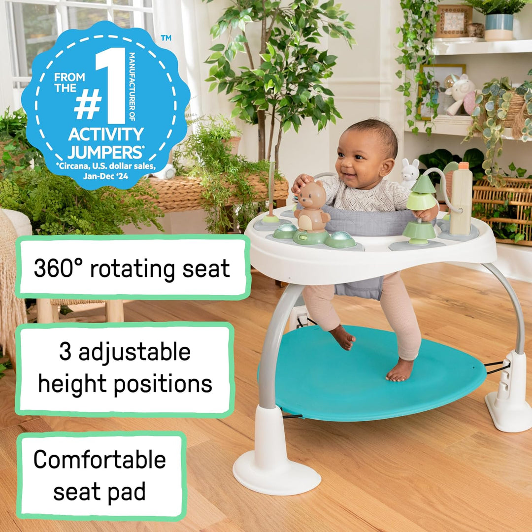 Ingenuity, Spring & Sprout, Aktivitätscenter 2-in-1, First Forest, Spielcentrum und Spieltisch mit S