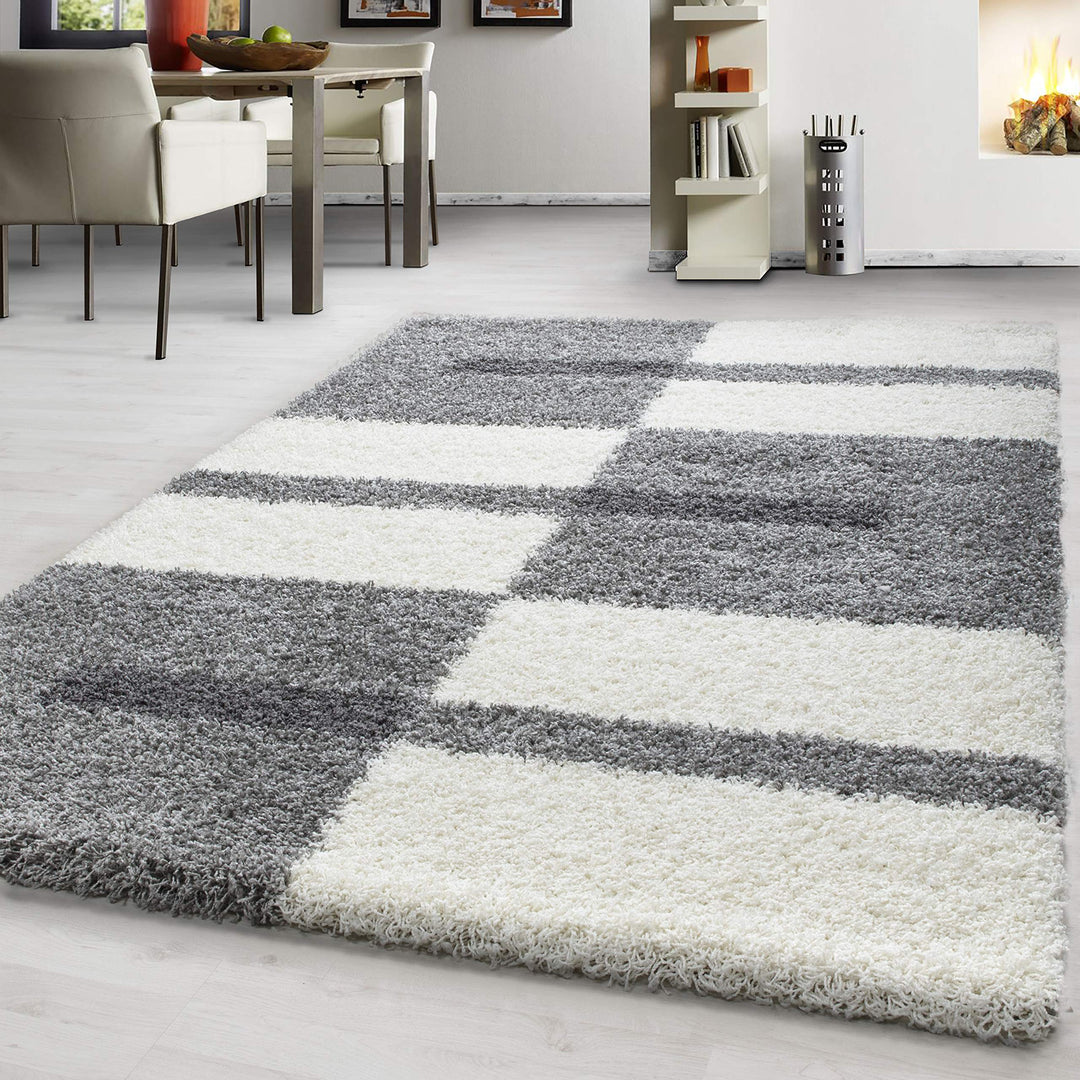 Hochlfor Teppich Wohnzimmer Kariertes Design Schlafzimmer Esszimmer Flur Läufer Küche Weicher Langfl