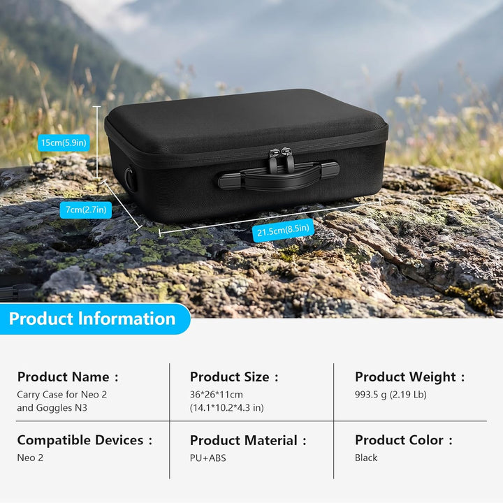 FPVtosky Tasche für DJI Neo 2 Motion Fly More Combo, Tragetasche für Neo 2 Kompatibel mit RC Motion