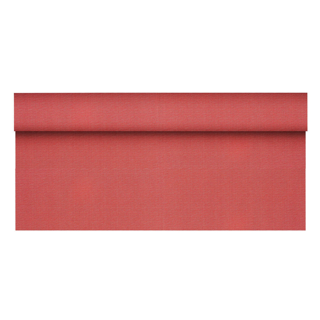 Papstar, Tischdecke, stoffähnlich, Vlies "soft selection plus" 25 m x 1,18 m rot auf Rolle, 