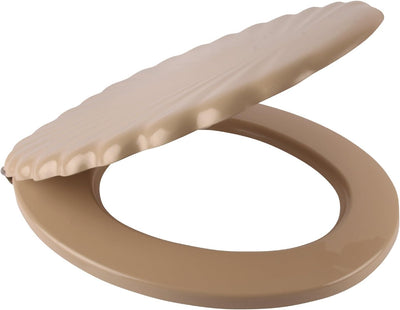 Sanitop-Wingenroth WC-Sitz Ancona in Muschelform, 1 Stück, beige, 21852 8 Beige | Muschelform, Beige