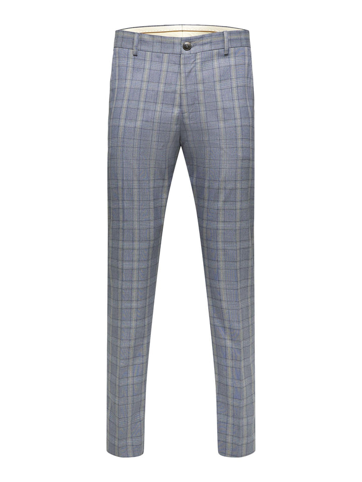 Selected Homme Herren Slhslim-timelogan Blu SND Chk TRS B Noos Hose, 44