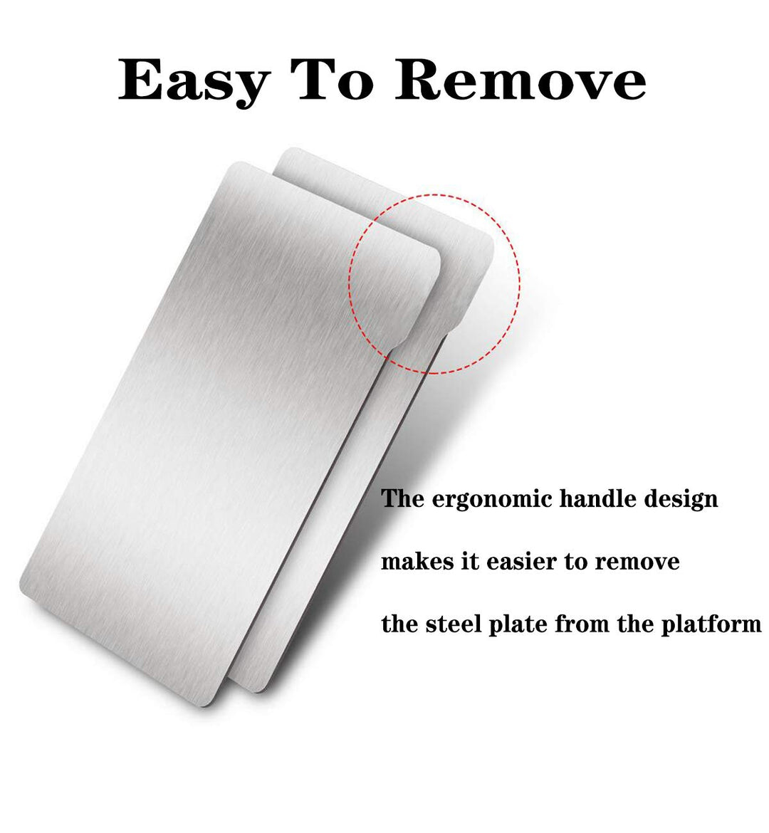 KOYOFEI 2PCS Resin 3D Printer Flex Build Plate for Anycubic Mono 2, Spring Steel Flexible Plate and