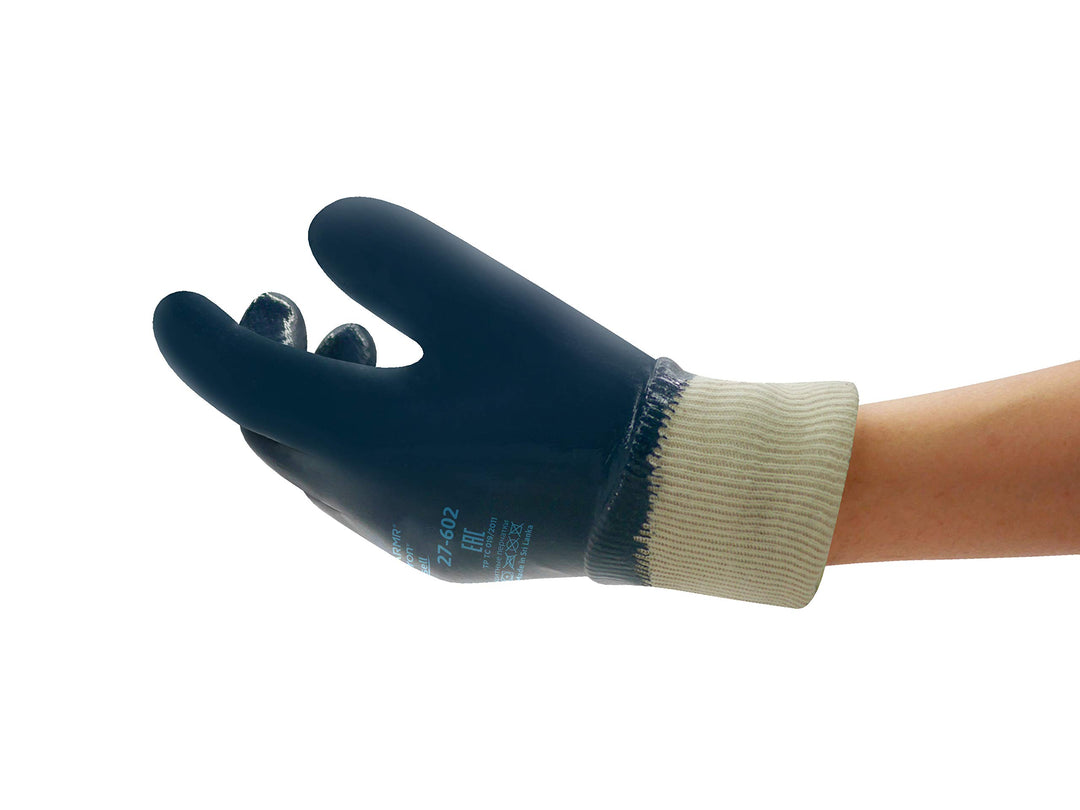 Ansell ActivArmr 27-602 Schwere Arbeitshandschuhe, Schnittfest Nitril-Beschichtung, Hoher Griffsiche