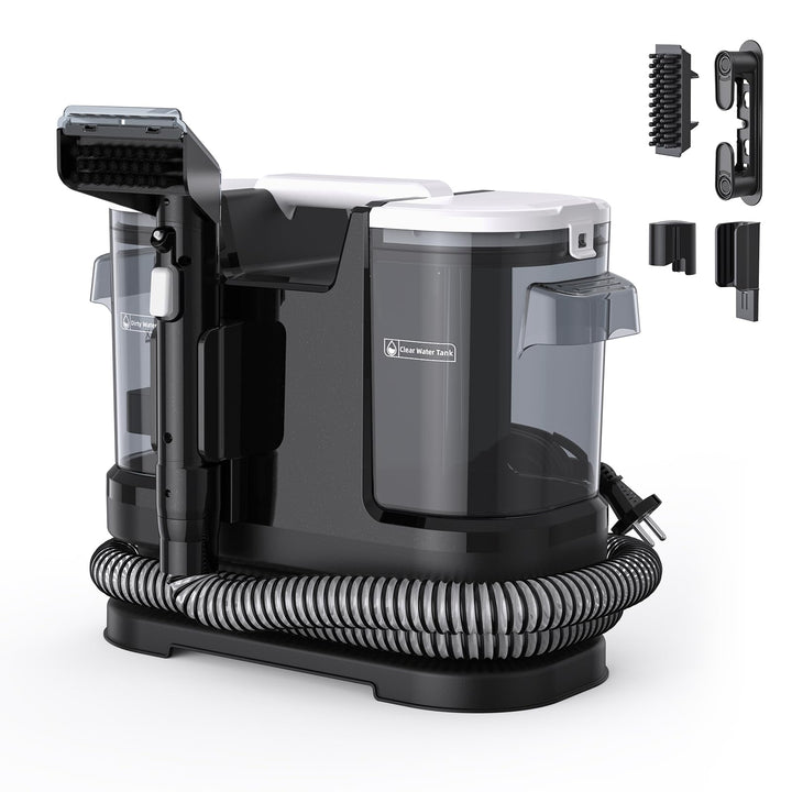 Polsterreiniger Gerät Nasssauger, 20kPa 600W Teppichreiniger Waschsauger Fleckenreiniger mit grossem