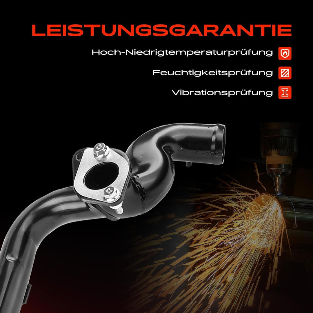 Frankberg Kühlmittelrohr Schlauch Kompatibel mit Astra H Signum Vectra C Zafira/Zafira Family B 1.9