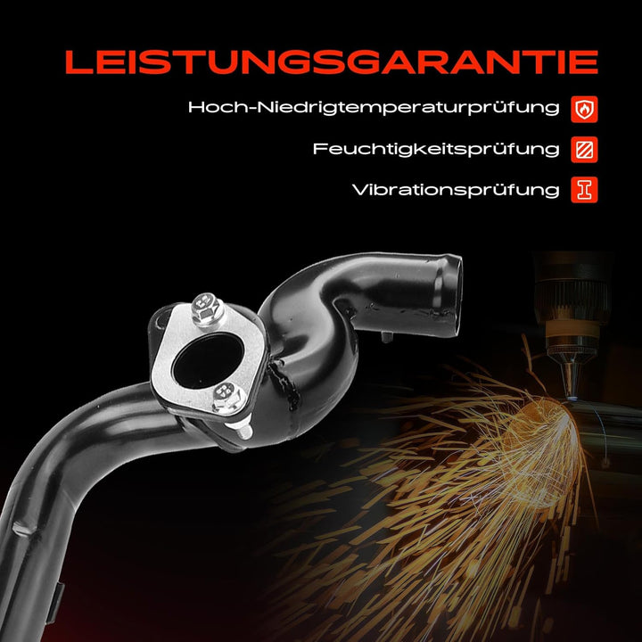 Frankberg Kühlmittelrohr Schlauch Kompatibel mit Astra H Signum Vectra C Zafira/Zafira Family B 1.9