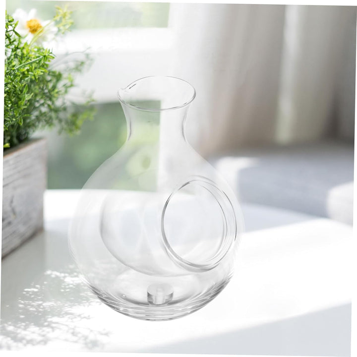 Japanischer Kristallglas Eiswein-dekanter Mit Schrägem Ausguss Transparenter Glas-weinspender Für Ba