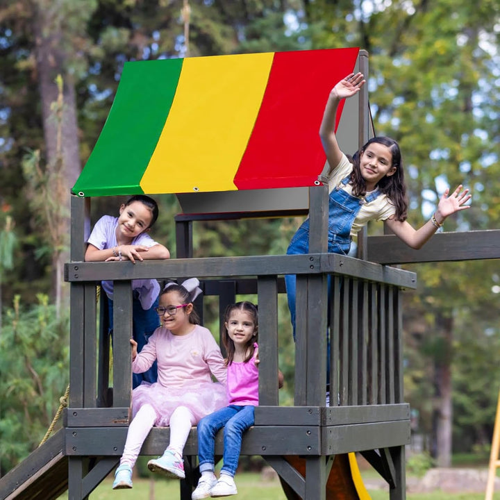 Spielplatz -Baldachin, Spielplatzersatzplanung,Wasserdichtes Spielplatzdach Baldachin | Outdoor Play