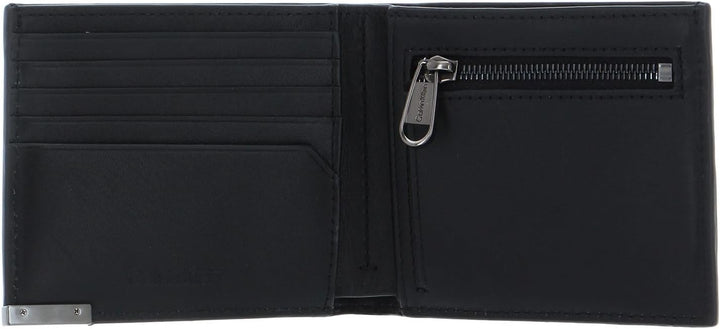 Calvin Klein Herren Geldbeutel Modern Plaque Bifold 5 CC Coin Klein, Schwarz (Ck Black), Einheitsgrö