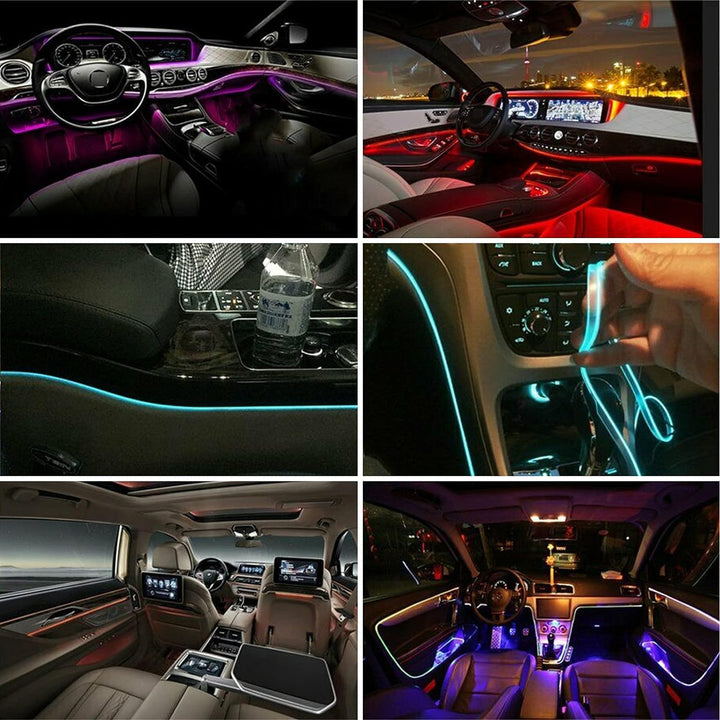 ConBlom LED Innenbeleuchtung Auto Strip, 16 Millionen Farben 5 in 1 LED Auto LED Strip, Wasserdicht